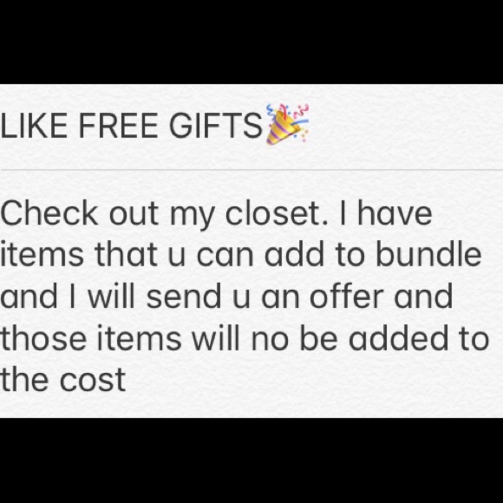 Free gifts